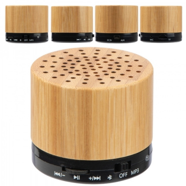 Logo trade reklaamkingituse pilt: Bambusest bluetooth kõlar FLEEDWOOD