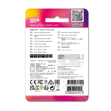 Logo trade reklaamtoote pilt: Mälupulk silicon power helios 101 2.0