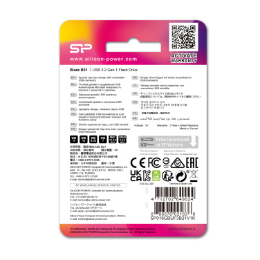 Logotrade reklaamkingitused pilt: Pendrive Silicon Power Blaze B21 3.1