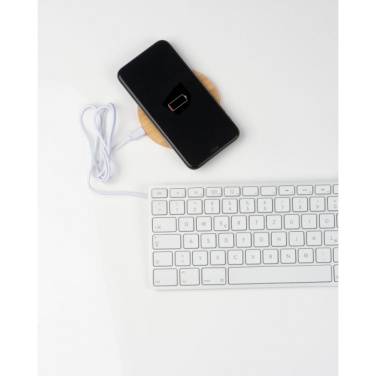 Logotrade reklaamkingi foto: Bambusest juhtmevaba laadija MONS