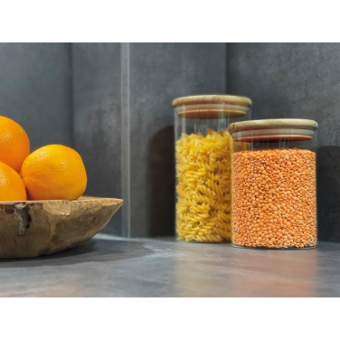 Logo trade ärikingid foto: Klaasist säilitusnõu kaanega ONTARIO 1000 ml