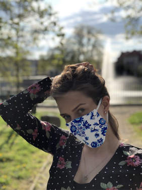 Logo trade ärikingitused foto: VENUS PRO puuvillane näomask koos HEPA filtri taskuga 1378165