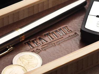 Logo trade reklaamtoote pilt: Nahast sisuga lauakorrastaja 1852292