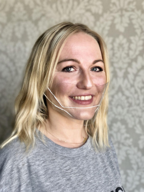 Logotrade ärikingitused pilt: ATENA läbipaistev näokaitse-mask suu ja nina jaoks 1461162