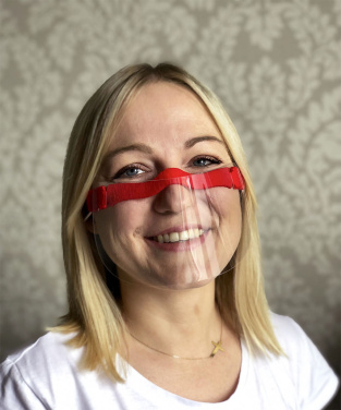 Logo trade reklaamkingituse pilt: HESTIA näokaitse - läbipaistev mask suu ja nina jaoks 1452162