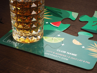 Logo trade reklaamkingituse pilt: Komplekt 4 PUZZLE tassialust 1835117