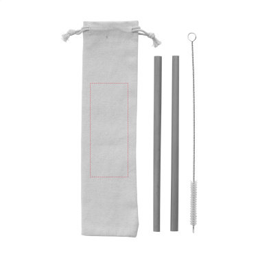 Logotrade firmakingituse foto: ECO Bamboe Straw Komplekt bambusest kõrred