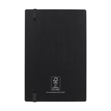 Logotrade firmakingid pilt: Bamboo Journal Naked Spine märkmik must A5
