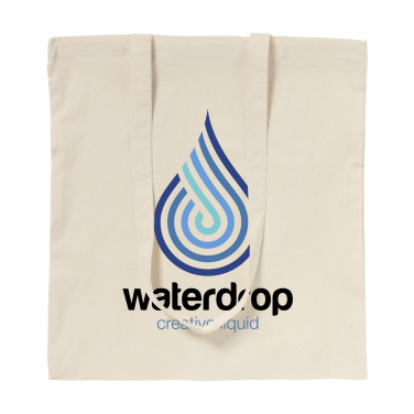 Logo trade reklaamtoote pilt: ShoppyBag (135g/m²) pikkade sangadega puuvillane kott