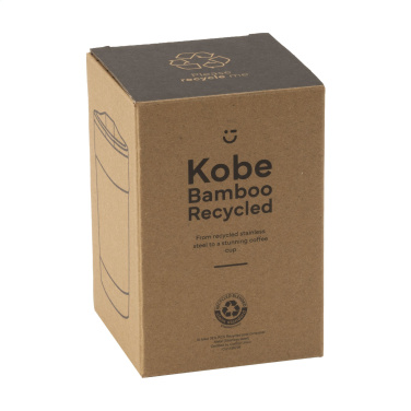 Logo trade ärikingi pilt: Kobe Bamboo RCS Recycled Steel 350 ml kohvitass