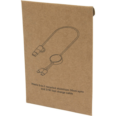 Logo trade ärikingid foto: Punane Alasia 5-in-1 taaskasutatud alumiiniumist ja plastikust kiirlaadimiskaabel