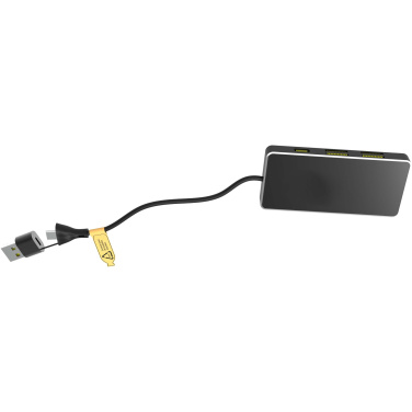 Logotrade ärikingitused pilt: SCX.design H20 8-ühes USB-jaotur kahe sisendi ja 6-pordiga