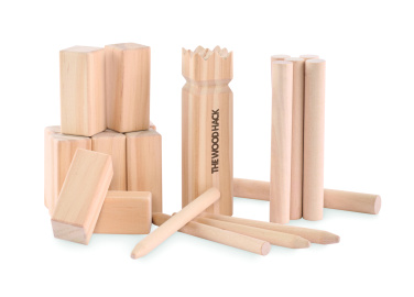 Logo trade reklaamkingitused foto: KING PETIT männipuidust õuemäng