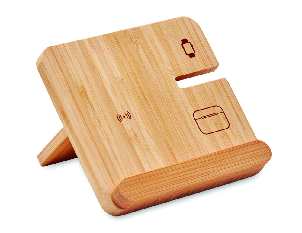 Logo trade meened foto: BOOGAR kolm ühes 15 W juhtmeta laadija