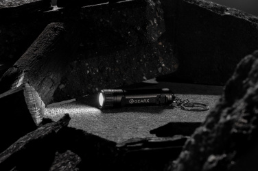 Logotrade reklaamtoote foto: Gear X taaslaetav ülihele võtmehoidja taskulamp