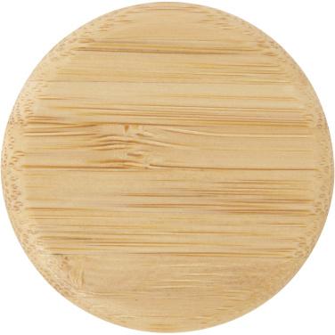 Logo trade reklaamkingituse pilt: Porto 500 ml klaasist veepudel bambusest korgiga