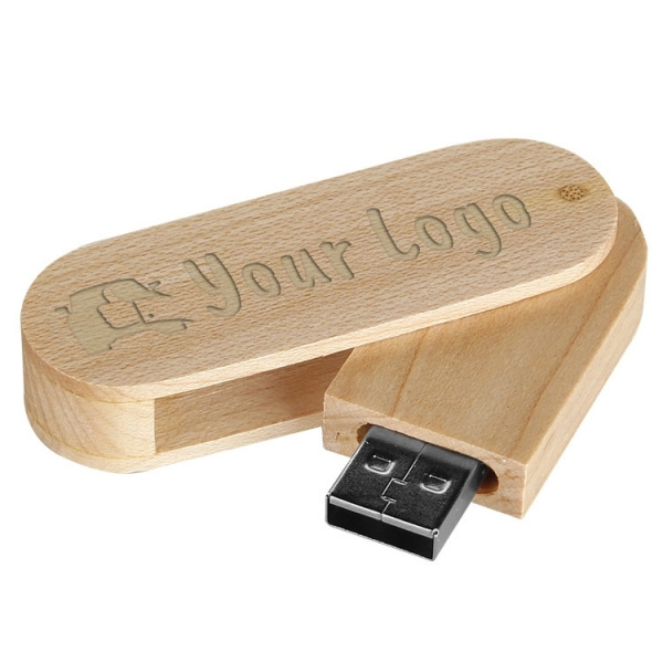 Logotrade reklaamtooted pilt: Puidust USB-mälupulk