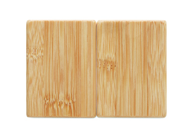 Logotrade reklaamkingi foto: Bambusest soola- ja piprakomplekt BOTH