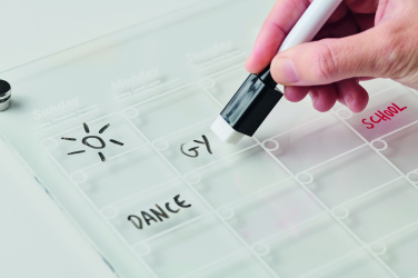 Logotrade reklaamkingi foto: PLANIT akrüülist planeerimistahvel