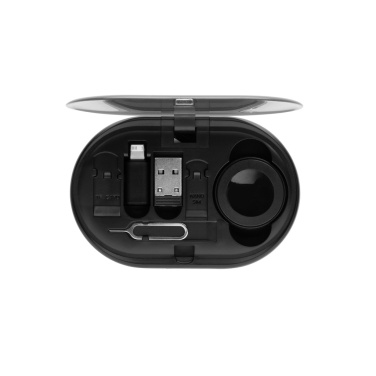 Logo trade reklaamtoote pilt: Chargevix RCS rplastic multifunktsionaalne 60W laadimiskomplekt