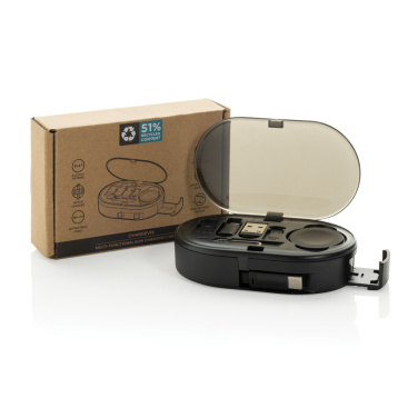 Logotrade reklaamkingituse foto: Chargevix RCS rplastic multifunktsionaalne 60W laadimiskomplekt