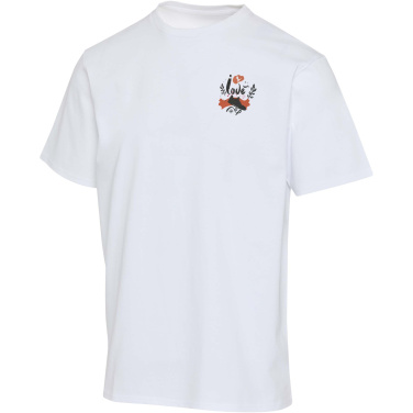 Logotrade reklaamkingituse foto: Lucas 280 g/m2 unisex OCS orgaaniline ülisuur T-särk