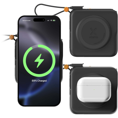 Logo trade reklaamkingituse pilt: Xtorm TravelPro 30W 10 000 mAh 3-ühes reisilaadija