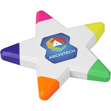 Logo trade mainostuote kuva: Solvig-korostuskynä, tähdenmuotoinen