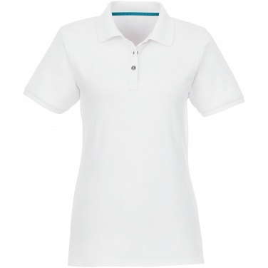 Logotrade mainoslahjat ja liikelahjat tuotekuva: Beryl short sleeve women's organic recycled polo