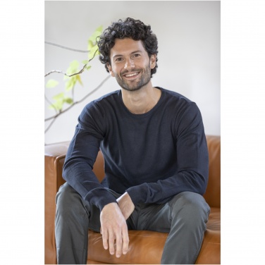 Logotrade mainoslahjat ja liikelahjat tuotekuva: Merrit miesten neulepaita, pyöreä kaula-aukko