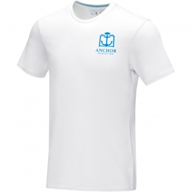 Logo trade liikelahjat mainoslahjat kuva: Azurite short sleeve men’s organic t-shirt