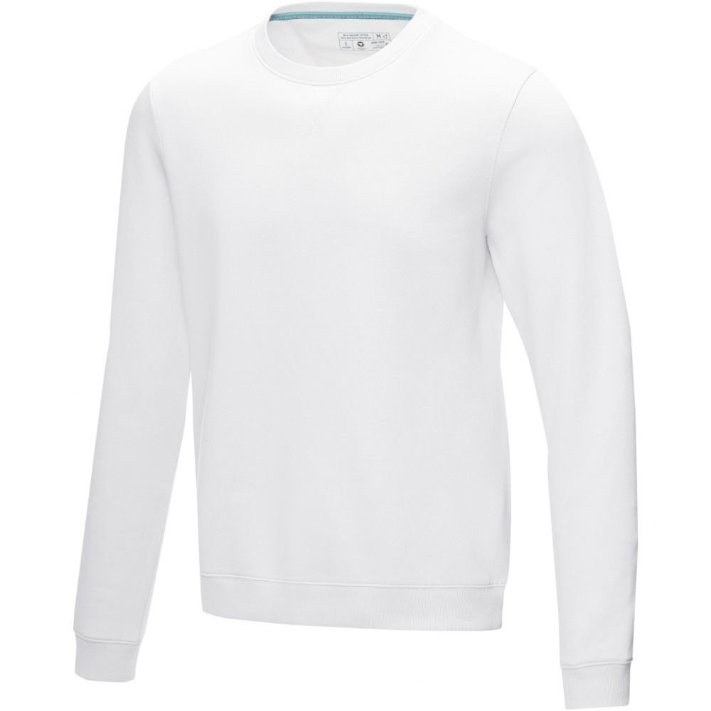 Logo trade mainostuote kuva: Jasper men’s organic recycled crewneck sweater