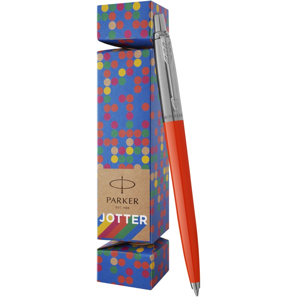 Logotrade mainoslahja tuotekuva: Parker Jotter Cracker-kynälahjasetti