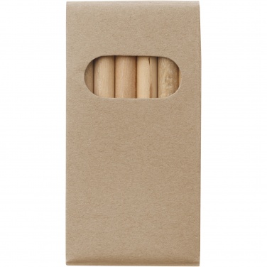 Logotrade liikelahjat mainoslahjat tuotekuva: Artemaa 6-osainen puuvärikynäsetti