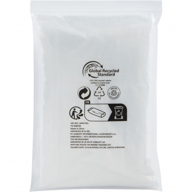 Logo trade mainoslahjat ja liikelahjat kuva: Mayan GRS-kierrätetty kertakäyttösadeviitta säilytyspussilla 