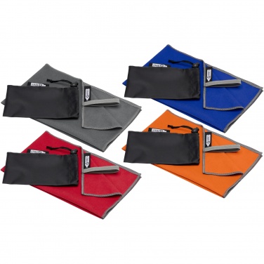 Logo trade mainoslahja ja liikelahja tuotekuva: Pieter GRS-kierrätetty erittäin kevyt ja nopeasti kuivuva pyyhe 30 x 50 cm