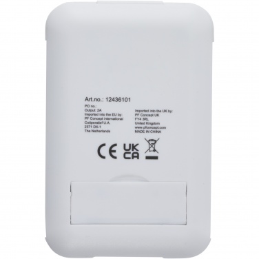 Logo trade mainostuote kuva: Savvy kierrätysmuovista valmistettu modulaarinen latauskaapeli puhelintelineellä