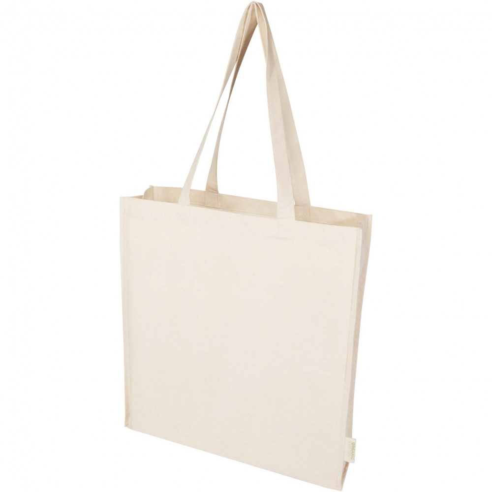 Logo trade mainostuote kuva: Orissa 180 g/m² organic full gusset tote bag 14L