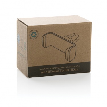 Logo trade liikelahja mainoslahja tuotekuva: Acar 360 puhelinpidike autoon RCS kierrätysmuovista