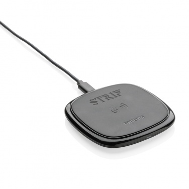 Logo trade mainoslahja ja liikelahja tuotekuva: Philips 10W langaton laturi Qi