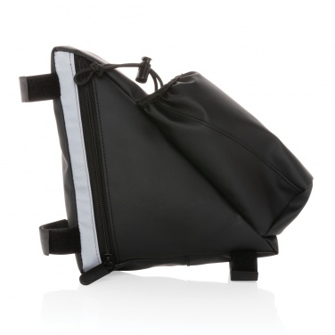 Logo trade mainostuote kuva: PU laukku pullonpidikkeellä pyörän runkoon