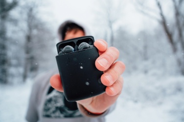 Logotrade mainostuotet kuva: Skywave aurinkovoimakuulokkeet RCS kierrätetystä muovista