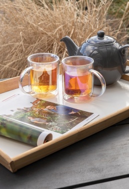 Logo trade liikelahja mainoslahja tuotekuva: Deluxe kaksoisseinäinen galvanoitu lasimuki