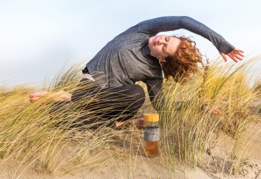 Logo trade liikelahjat mainoslahjat kuva: Impact kaksoiseinäinen borosilikaattilasipullo
