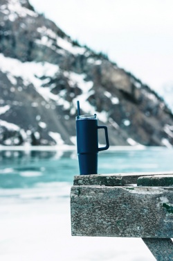 Logotrade liikelahjat mainoslahjat tuotekuva: Tana matkamuki kahvalla 90 ml RCS muovista