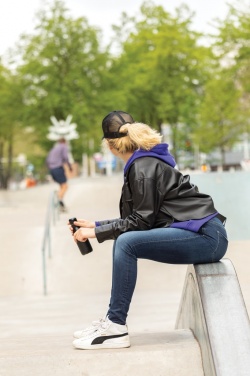 Logotrade mainoslahja tuotekuva: Impact AWARE™ lippalakki 5 paneelilla harjatusta puuvillasta