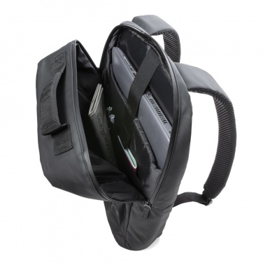 Logo trade mainoslahja kuva: Musta PVC-vapaa 15,6"" Fashion-laptopreppu