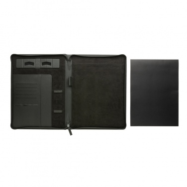 Logotrade liikelahjat mainoslahjat tuotekuva: Swiss Peak Heritage RCS rPU A4 portfolio vetoketjulla