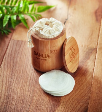 Logotrade liikelahja tuotekuva: Bambu vanulappu rasia