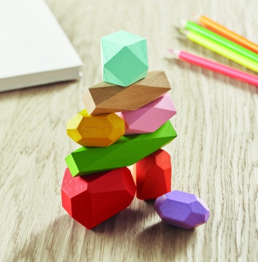 Logotrade liikelahjat mainoslahjat tuotekuva: Pinottavat puukivet